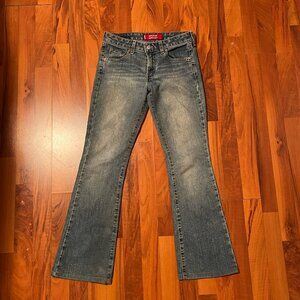 Vintage Levi's SuperLow Flared Bootcut Jeans Women Petite Y2K